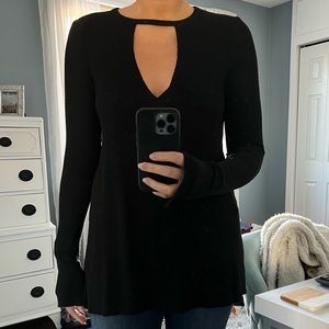 Urban Outfitters//Project Social T black cutout sweater